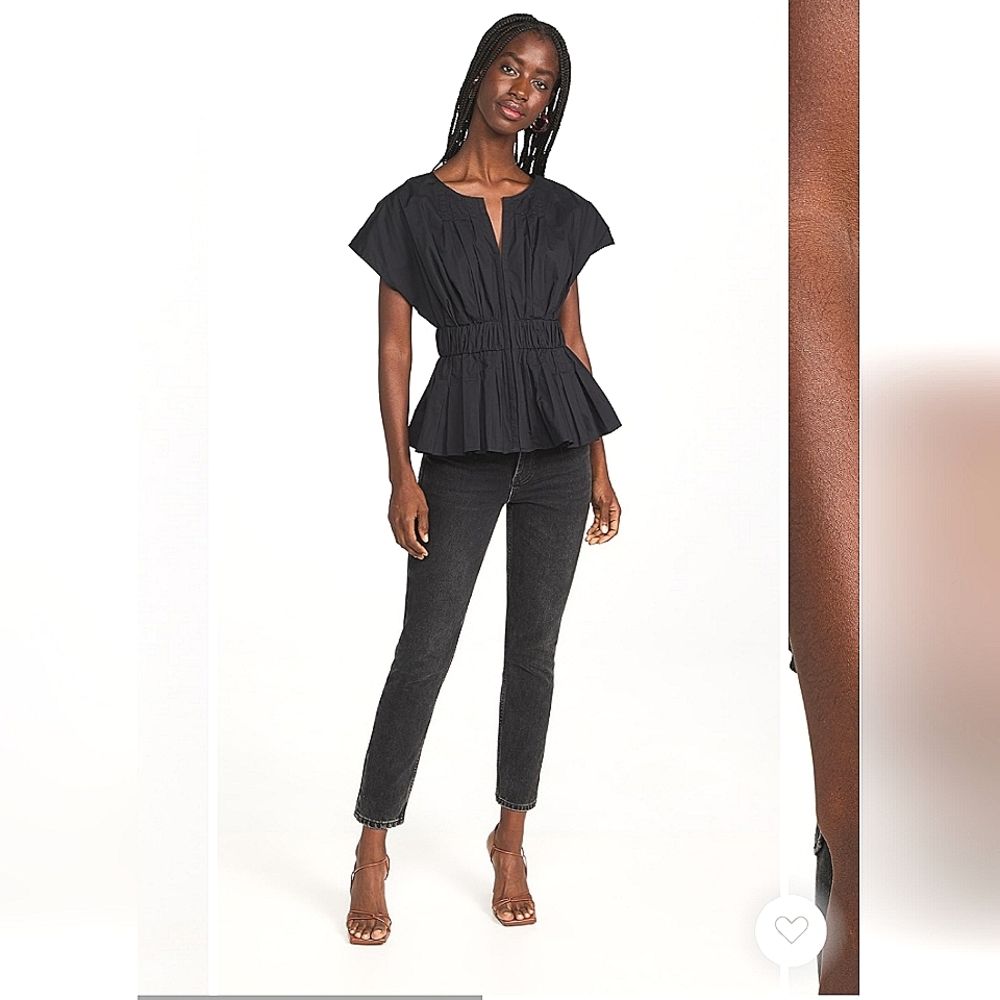 Rebecca  Taylor Smocked Front Top-NWT - Picture 3 of 16